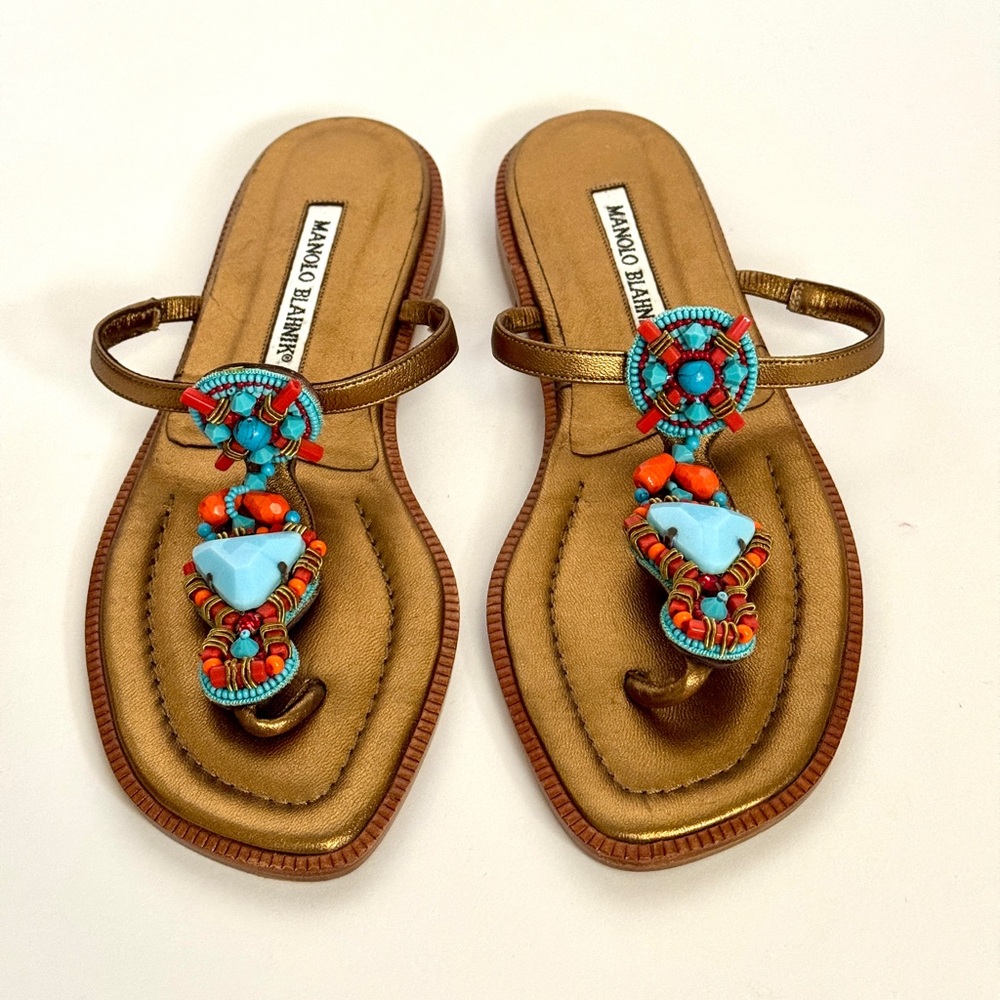 Manolo Blahnik sandals 36 - Picture 3 of 6